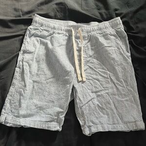 Goodfellow & Co Light Blue and White Seersucker Men's Shorts